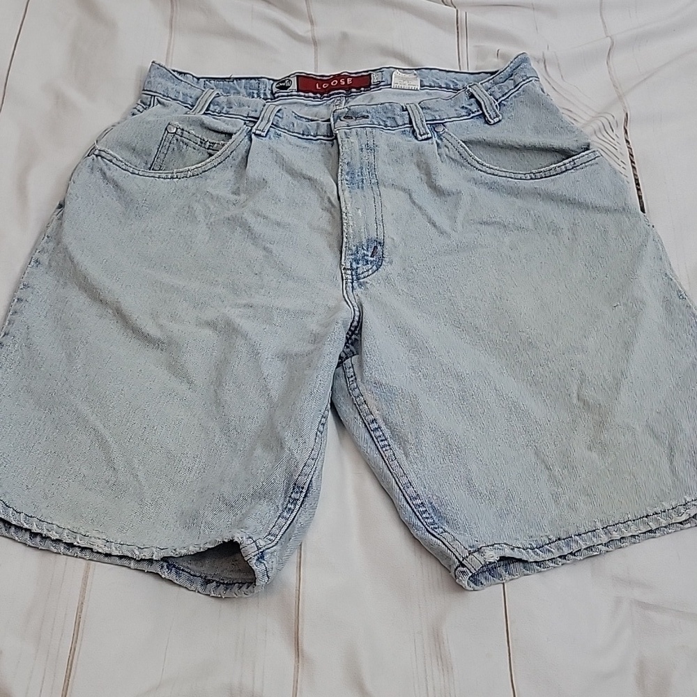 Levis Vintage SilverTab Loose Fit Mens Jean Shorts Light Wash size 36 from 1997